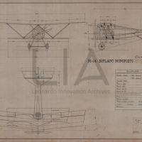 Nieuport Macchi -Biplano monoposto caccia M.14 - trittico